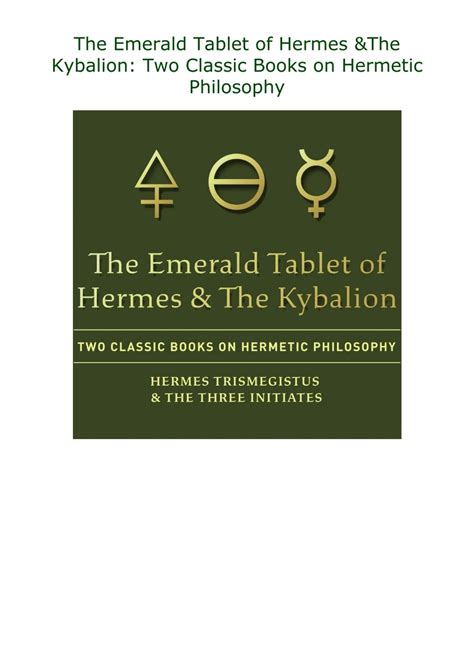 emerald tablets of hermes pdf